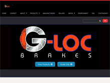 Tablet Screenshot of g-locbrakes.com
